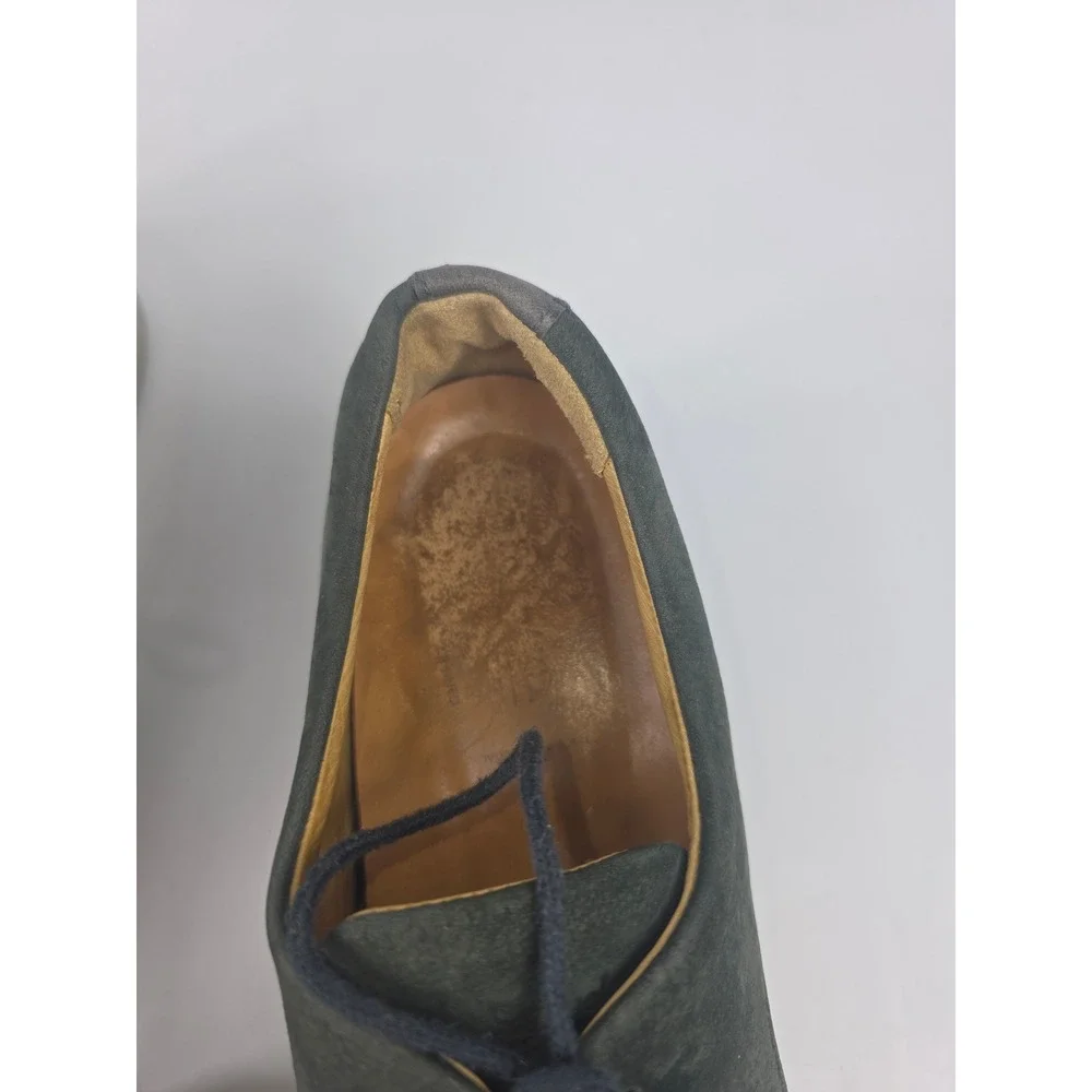 Samuel Hubbard Hubbard Free Oxford Dark Green Suede Vibram Sole Women's Size 7.5
